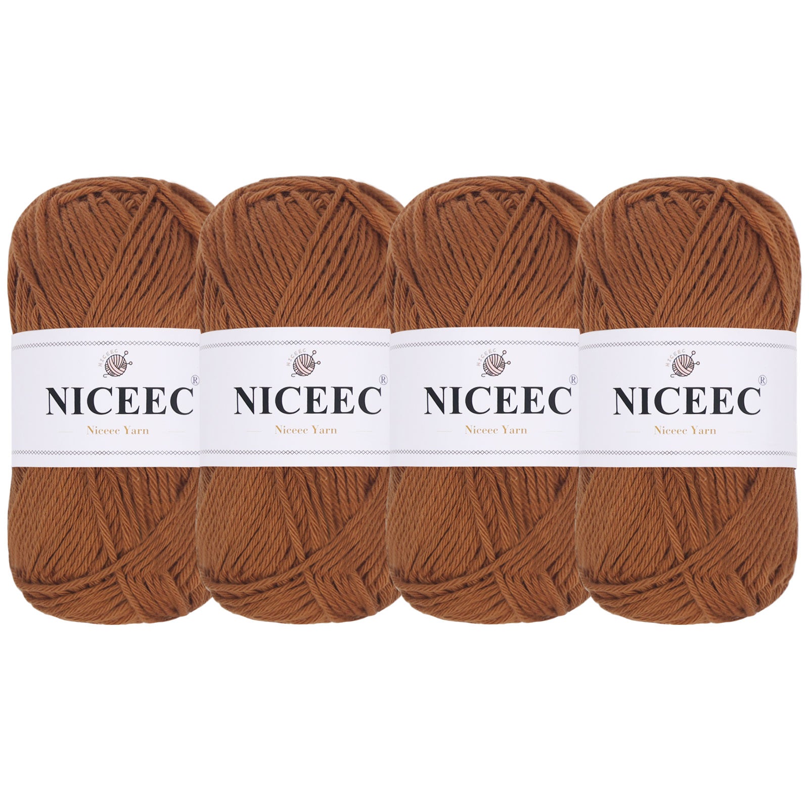 NICEEC Soft Baby Cotton Yarn, DK Weight, DIY Craft Blanket Yarn for Crochet & Knitting