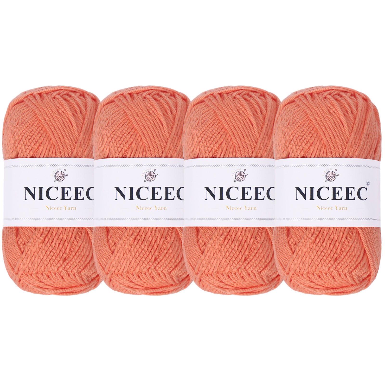 NICEEC Soft Baby Cotton Yarn, DK Weight, DIY Craft Blanket Yarn for Crochet & Knitting