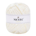 NICEEC 300g Soft Chenille Yarn Blanket Velvet Yarn for Knitting, Crochet, Weaving DIY Craft Total Length 150m (164yds)