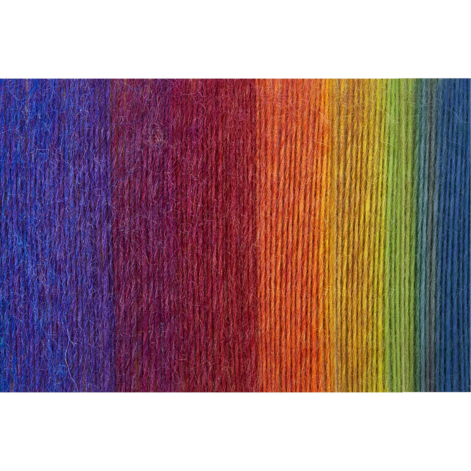 Rainbow Soft Yarn 100% Wool Gradient Multi Color Yarn for Crocheting Knit