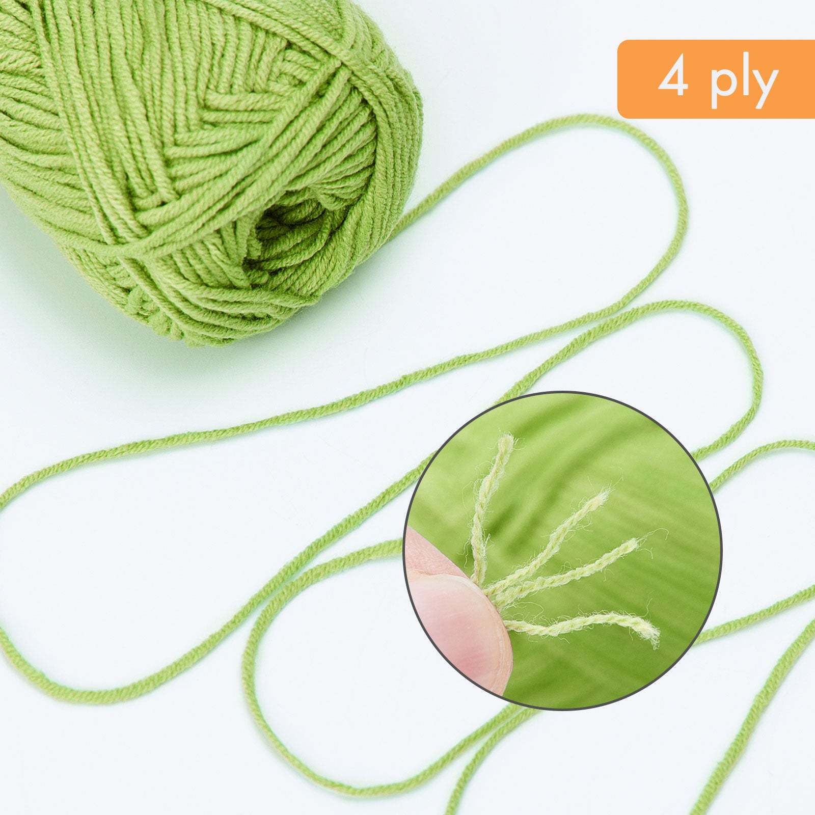 NICEEC 5 Skeins Cotton Blend Yarn Soft Yarn for Crocheting Baby Blanket Yarn for Knitting Easy Use 4 Ply Yarn Multicolored Yarn for DIY Craft