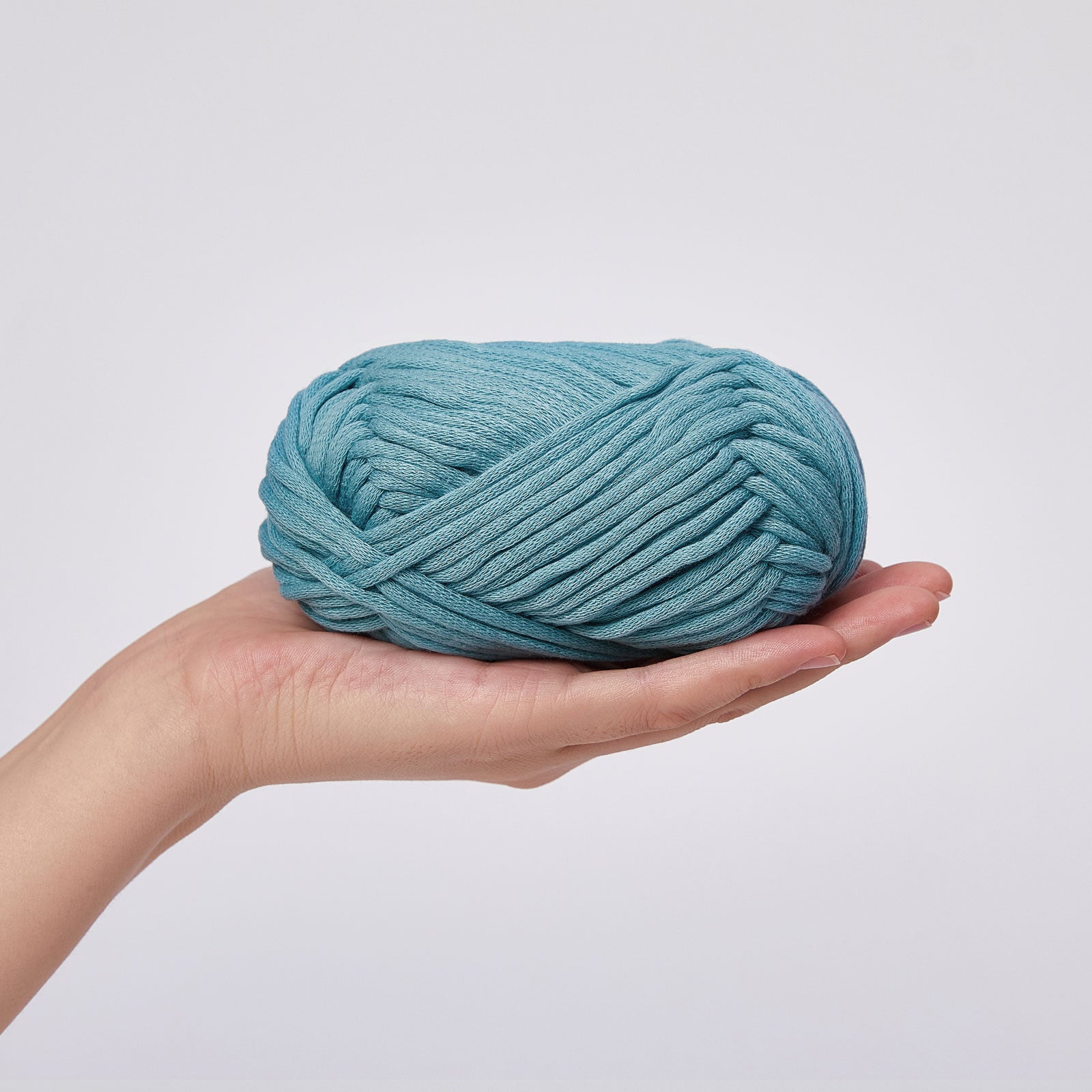 NICEEC 4 Skeins Soft Cotton-Nylon Blend Yarn for Crochet & Knitting - Easy-Use, Beginner Friendly, DIY Craft Yarn - Total Length 220yds (7.1oz)