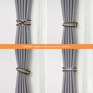 4 Pack Strong Magnetic Curtain Tiebacks Upgrade Nordic Simple Style Drape Tie Backs Double Color