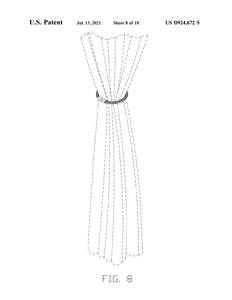 NICEEC Strong Magnetic Curtain Tiebacks Modern Simple Style Drape Tie Backs Convenient Decorative